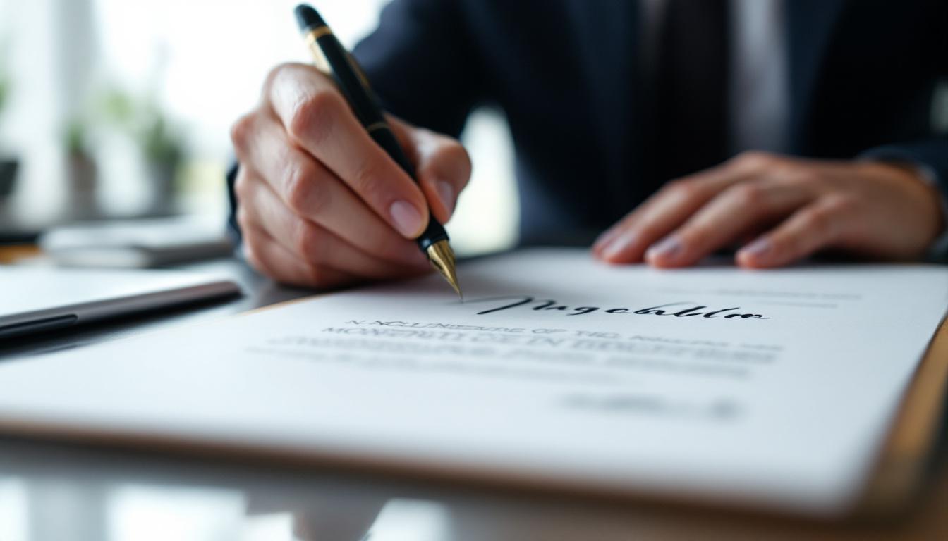 Comment rédiger une signature pour ordre exemple efficace